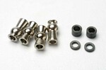 Traxxas 5355 Hollow ball, tall centered (2)/ tall offset hollow ball (2)/ bump steer adjustment shims; 3.5mm (2), 1.17mm (2)
