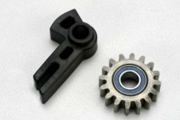 Traxxas 5377 Gear, idler/ idler gear support/ bearing (pressed in)