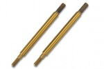 Traxxas 5463T Shaft, GTR shock, TiN-coated (2)