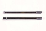 Traxxas 1664 Shock shafts, steel, chrome finish (long) (2)
