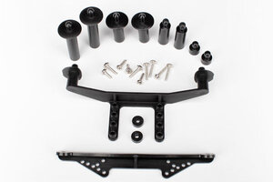 Traxxas 1914R  BDY MNT BLK POST EXTN HDWR