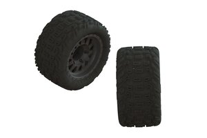 ARRMA ARA550091  1/10 dBoots Katar MT Pre-Mounted Tire 14mm Hex (2)