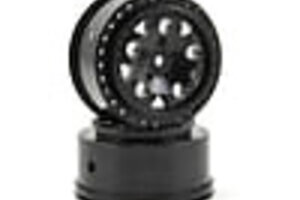 Team Associated ASC91101  Team Associated 12mm Hex KMC Short Course Wheels (Black) (2) (SC5M)