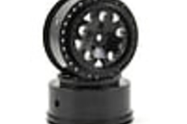 Team Associated ASC91101  Team Associated 12mm Hex KMC Short Course Wheels (Black) (2) (SC5M)