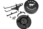 Traxxas 8074 Spare tire mount/ mounting bracket/ spare tire cover/ mounting hardware
