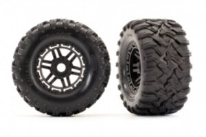 Traxxas 8972  T&W/BLK AT TIRE TSM RATED