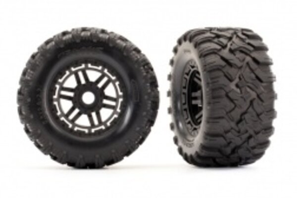 Traxxas 8972  T&W/BLK AT TIRE TSM RATED