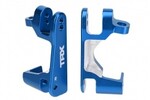 Traxxas 6832X  CASTER BLOCK BLUE ALUMINUM 4X4