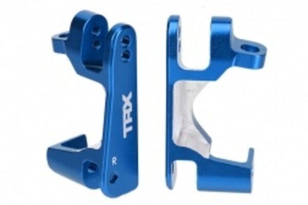 Traxxas 6832X  CASTER BLOCK BLUE ALUMINUM 4X4