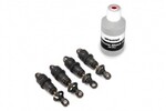 Traxxas 7061X Shocks, GTR hard anodized, PTFE-coated bodies with TiN shafts (fully assembled, without springs) (4)