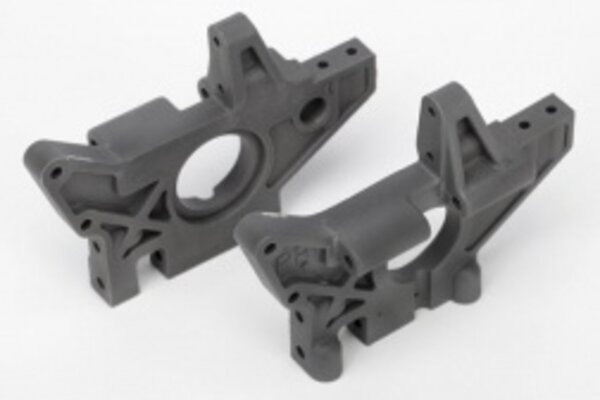 Traxxas 4929R Bulkheads (l & r) (rear) (gray)