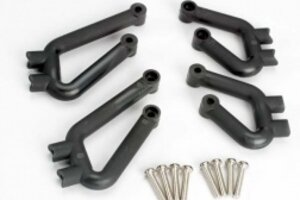 Traxxas 4936 Bumper mounts, front (l&r)/ bumper mounts, rear (l&r)/ 3x12mm RHM screws (8)
