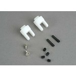 Traxxas 4628 Differential output yokes (2)/ 3x5mm countersunk screws (2)/ 3mm set (set) screws (4)
