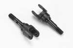 Traxxas 7054 Stub axle, steel (2)/ yokes (2) (assembled)