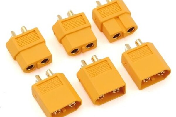 Maclan Racing MCL4045  XT60 Connectors (3 Male & 3 Female)