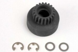 Traxxas 4120 Clutch bell, (20-tooth)/ 5x8x0.5mm fiber washer (2)/ 5mm E-clip (requires #4611-ball bearings, 5x11x4mm (2)