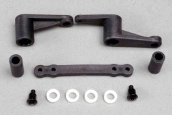 Traxxas 4943 Steering bellcranks (2)/ bellcrank bushings (5x8x2.5mm) (4)/ bellcrank post spacers (2)/ draglink/ 3x8mm shoulder screws (2)