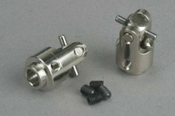 Traxxas 4628X Differential output yokes, hardened steel (w/ U-joints) (2)