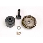 Traxxas 4981 Ring gear, 37-T/ 13-T pinion/ diff carrier/6x10x0.5mm PTFE-coated washer (1)/ 2x8mm countersunk machine screws (4)