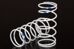 Traxxas 7448 Spring, shock, white (GTR long) (0.892 rate blue) (1 pair)