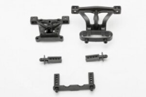 Traxxas 7015 Body mounts, front & rear/ body mount posts, front & rear