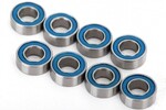 Traxxas 7019R Ball bearings, blue rubber sealed (4x8x3mm) (8)