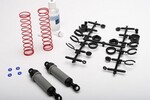Traxxas 3762A Ultra Shocks (gray) (xx-long) (complete w/ spring pre-load spacers & springs) (rear) (2)