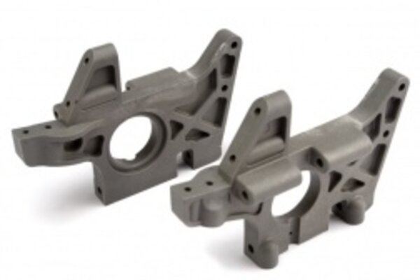 Traxxas 4930R Bulkheads (l & r) (front) (gray)