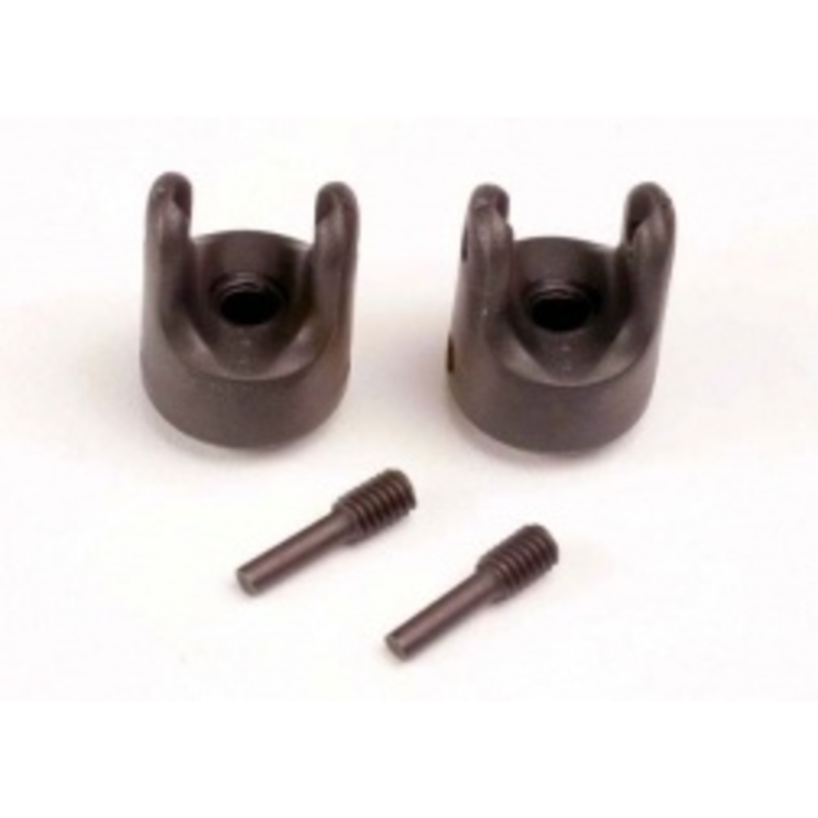 Traxxas 4928X Differential output yokes (heavy duty) (2)/ set screw yoke pins, M4/10 (2)