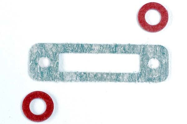 Traxxas 3156 Exhaust header gasket (1)/ gaskets, pressure fitting (2) (for side exhaust engines only)