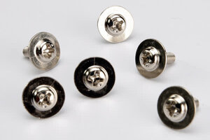 Traxxas 3185X Screws, 3x8mm washerhead machine (large head for motor mount) (6)