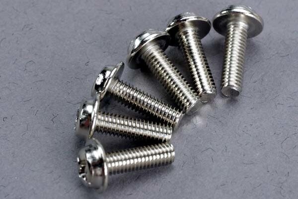 Traxxas 3193 Screws, 3x10mm washerhead machine (6)