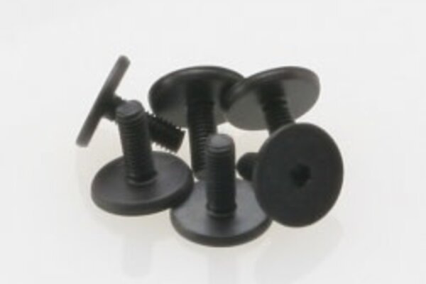 Traxxas 3931 Screws, 3x8mm flat-head machine (hex drive) (6)