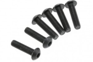 Traxxas 3933 Screws, 4x16mm button-head machine (hex drive) (6)