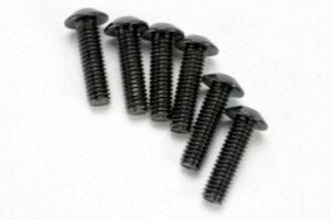 Traxxas 3938 Screws, 4x14mm button-head machine (hex drive) (6)