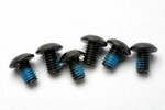 Traxxas 3939 Screws, 4x6mm button-head machine (hex drive) (with threadlock) (6)