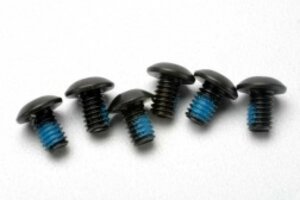Traxxas 3939 Screws, 4x6mm button-head machine (hex drive) (with threadlock) (6)