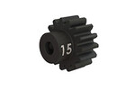 Traxxas 3945X Gear, 15-T pinion (32-p), heavy duty (machined, hardened steel) (fits 3mm shaft)/ set screw