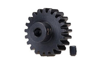 Traxxas 3951X Gear, 21-T pinion (32-p), heavy duty (machined, hardened steel) (fits 3mm shaft)/ set screw