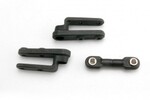 Traxxas 3968 Servo horns, steering (2)/ steering link (3x12mm threaded rod (1)/ rod ends (2)/ hollow balls (2)