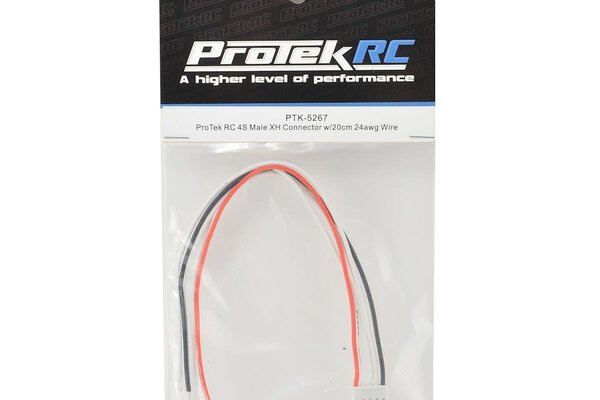 Protek RC ProTek RC 4S Male XH Balance Connector w/20cm 24awg Wire