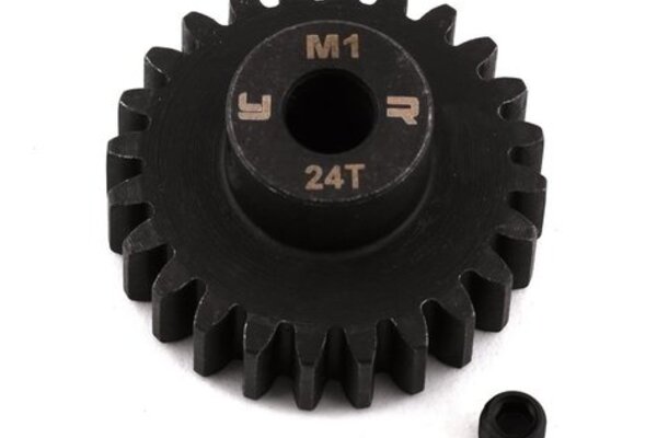 Yeah Racing YEA-MG-10014   Yeah Racing Hardened Steel Mod 1 Pinion Gear (5mm Bore) (24T)
