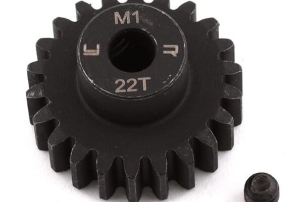 Yeah Racing YEA-MG-10012   Yeah Racing  22T Hardened Steel Mod 1 Pinion Gear (5mm Bore) (22T)