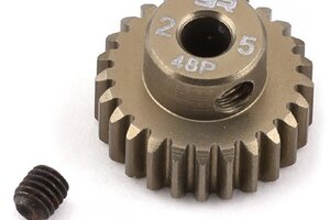 Yeah Racing YEA-MG-48025 Yeah Racing 48P Hard Coated Aluminum Pinion Gear (25T)
