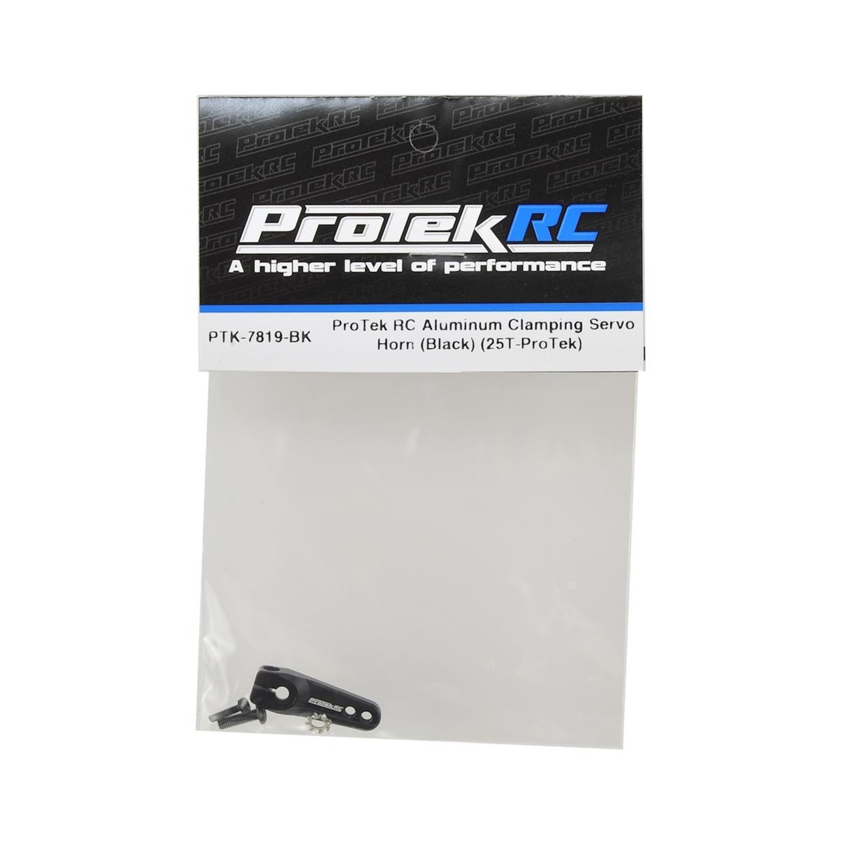 Protek R/C PTK7819BK  Aluminum Replacement Clamping Servo Horn (Black) (25T-Protek)