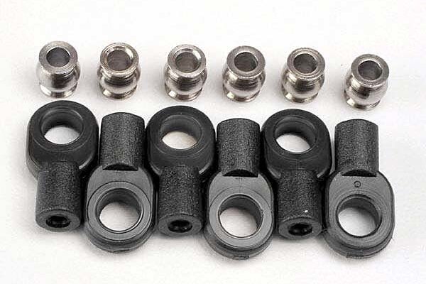 Traxxas 2742X ROD ENDS SHRT/HOLLOW BALLS (6)