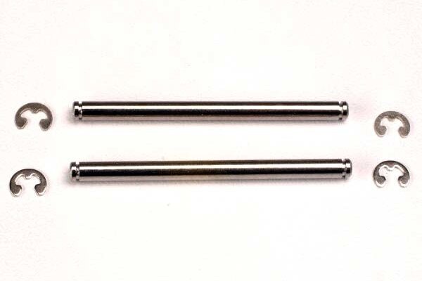 Traxxas 2640 Suspension pins, 44mm (2) w/ e-clips
