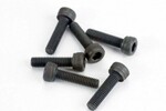 Traxxas 2584 Head screws, 3x12mm cap-head machine (hex drive) (6) (TRX 2.5, 2.5R, 3.3)