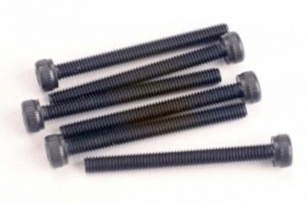 Traxxas 2557 Screws, 3x30mm cap-head machine (hex drive) (6)
