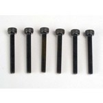 Traxxas 2556 Header screws, 3x23mm cap hex screws (6)